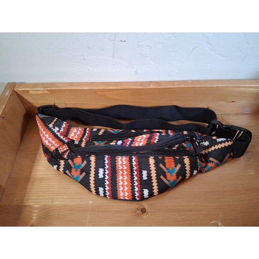 Fanny Pack Cross Body Bag Music Aztec Southwest Concert Festival Boho Spring